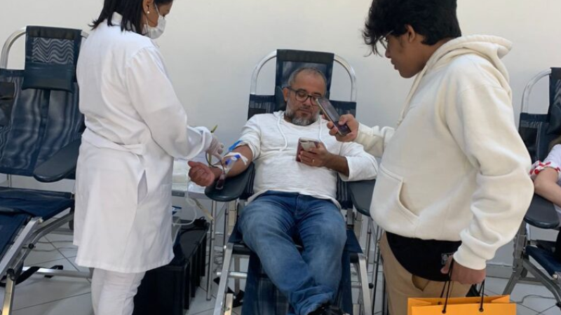 Colégio Miranda traz Hemocentro para Campanha de Doação de Sangue